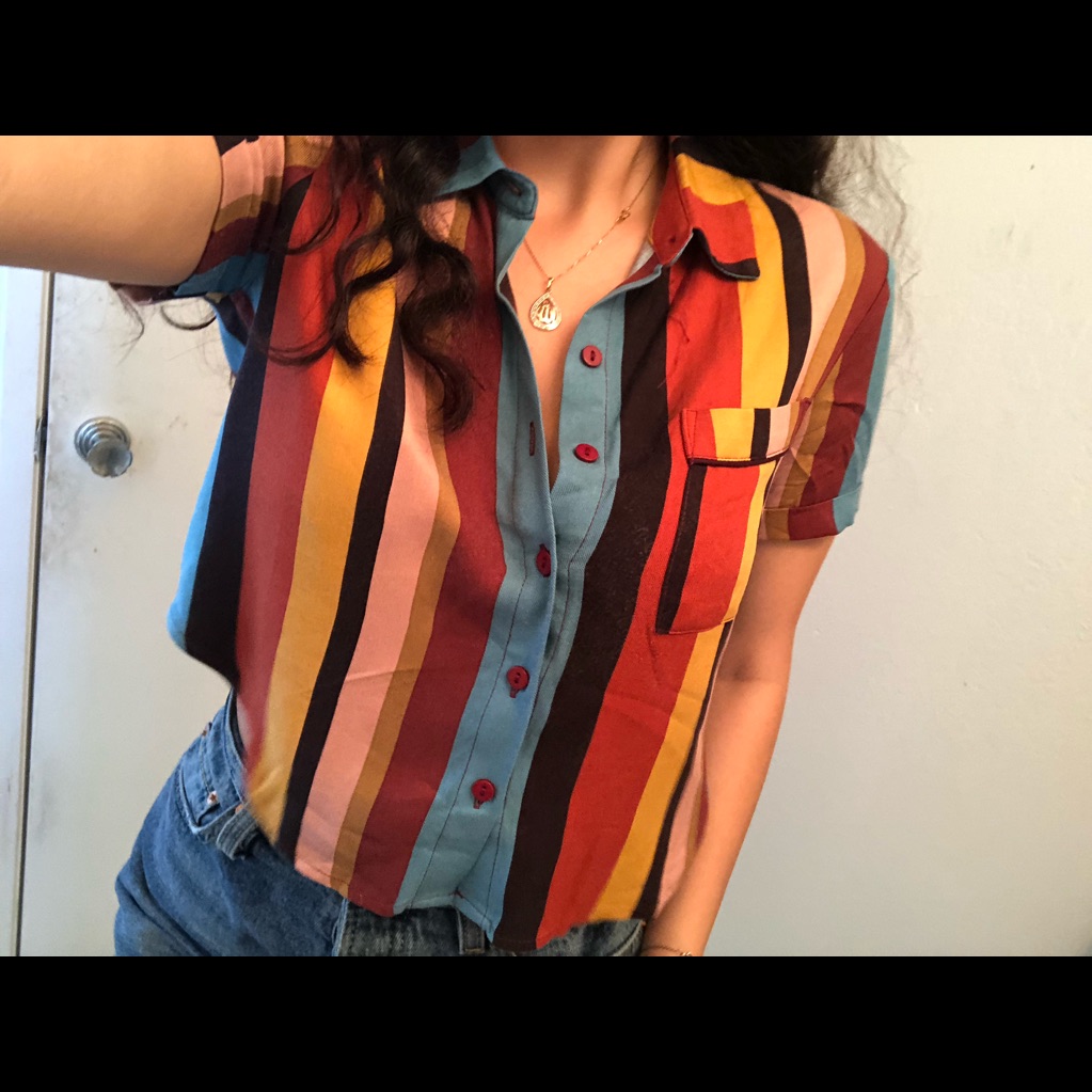 Cropped Button-Down